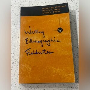 Book - Writing Ethnographic Field Notes